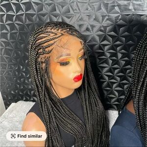 Elegant Black Braided Wig